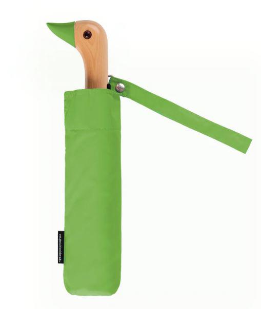 paraguas pato verde