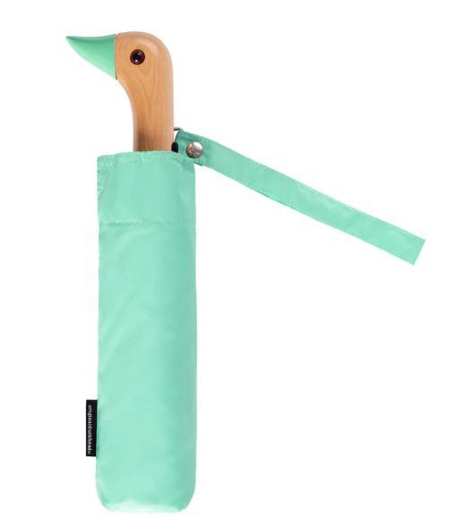 paraguas verde menta